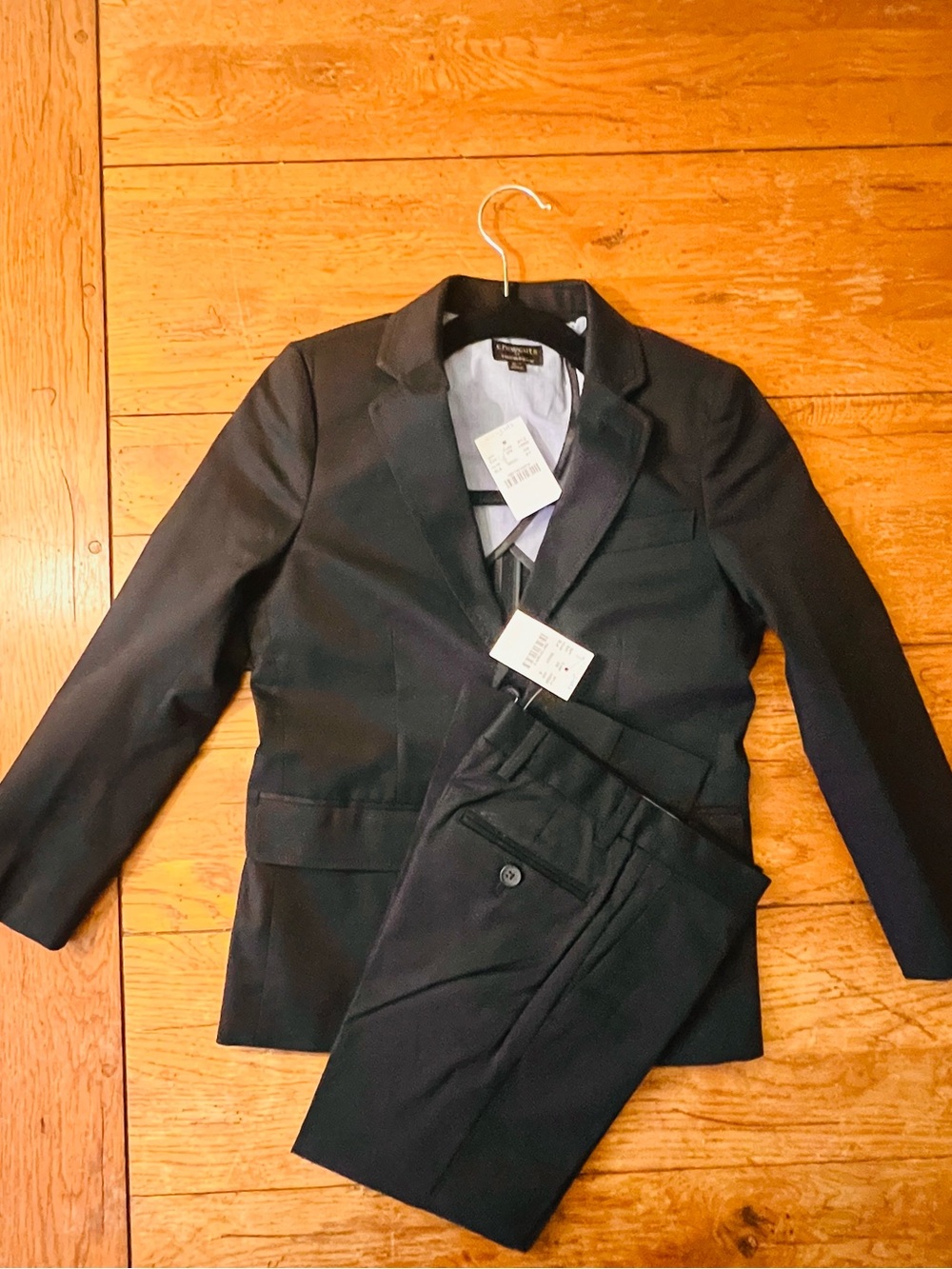 J. Crew Crewcuts Black Boys' Two-Piece Suit NWT